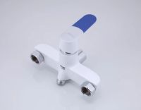 Смеситель для ванны Frap H34 F2234 универсальный Белый Хром — фото 3, Смеситель для ванны