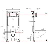 Инсталляция Esbano Fram ESINFRAM без клавиши смыва — фото 13, Инсталляции