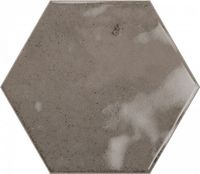 Керамическая плитка Ceramica Ribesalbes Hope Espresso Hex Glossy PT03130 настенная 15x17,3 см — фото 1, Керамогранит
