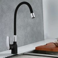 Смеситель для кухни Frap F4453-04 Черный матовый — фото 9, Смесители для кухни