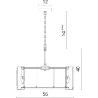 Люстра Divinare Elliot 7304/04 SP-8 Прозрачная Черная — фото 5, Люстры
