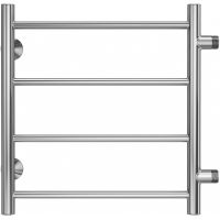 Водяной полотенцесушитель Terminus Аврора П4 500х500 бп320 4670078543943 Хром, боковое подключение, G 1" НР — фото 2, Водяные полотенцесушители