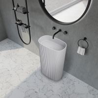 Раковина Abber Stein 55 AS2502-H Белая матовая — фото 3, Раковины