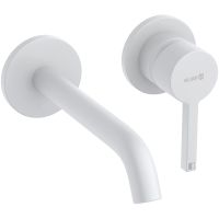 Смеситель для раковины Kludi Nova Fonte Pura 202445315 Белый матовый — фото 1, Смесители для раковины