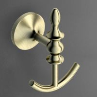 Двойной крючок Art&Max Bohemia AM-E-4286B-Br Бронза — фото 2, Крючки для полотенец