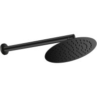 Верхний душ GPD ADS30-S Черный матовый — фото 1, Душевое оборудование. Душевая программа