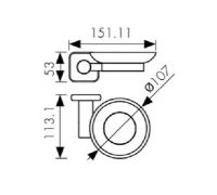 Мыльница Kaiser KH-1703 Хром — фото 2, Мыльницы