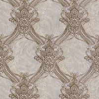 Обои Decori-Decori Bukhara 82738 Винил на флизелине (1,06*10,05) Бежевый/Коричневый, Дамаск — фото 1, Обои для стен