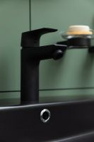 Смеситель для раковины Aquanet Static AF330-10B Черный матовый арт-261820 — фото 5, Смесители для раковины