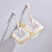 Товар: Стакан для зубных щеток Raglo R301.08.03 двойной Золото матовое - фото 5 Стакан для зубных щеток Raglo R301.08.03 двойной Золото матовое — фото 5, Стаканы для зубных щеток