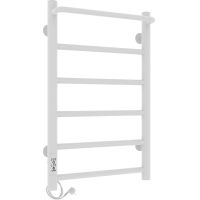 Электрический полотенцесушитель Laris Прайм ЧК П6 400x600 L 75201059 Белый муар — фото 1, Электрические полотенцесушители