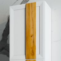 Подвесной шкаф Бриклаер Берлин 40 4627125416101 Белый глянец — фото 1, Мебель для ванной