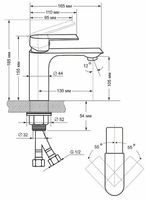 Смеситель для раковины Viko V-7701 Хром — фото 6, Смесители для раковины