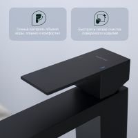 Смеситель для раковины Splenka S224.15.06 Черный матовый — фото 5, Смесители для раковины