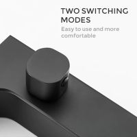 Смеситель на борт ванны Gappo G17-6 G1117-6 Черный матовый — фото 9, Смесители на борт ванны