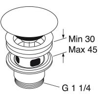 Товар: Донный клапан Villeroy&Boch 68080001 Альпийский белый - фото 9 Донный клапан Villeroy&Boch 68080001 Альпийский белый — фото 9, Донные клапаны