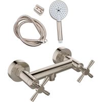 Смеситель для душа Orange Mia M34-320ni Никель — фото 1, Смеситель для душа