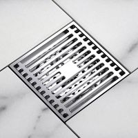 Душевой трап Orange 100x100 TR01-005cr с решеткой Хром глянцевый — фото 2, Трапы для душа