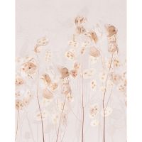 Панно Marburg Memoria 34305 Винил на флизелине (2,12*2,7) Бежевый/Розовый/Оранжевый, Листья/Цветы — фото 1, Обои для стен