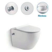 Товар: Унитаз биде SantiLine SL-5002SM-BD подвесной Белый с сиденьем Микролифт - фото 2 Унитаз биде SantiLine SL-5002SM-BD подвесной Белый с сиденьем Микролифт — фото 2, Унитазы