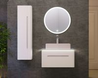 Товар: Тумба под раковину Jorno Shine 75 Shi.01.75/P/W подвесная Белая - фото 12 Тумба под раковину Jorno Shine 75 Shi.01.75/P/W подвесная Белая — фото 12, Тумбы под раковину