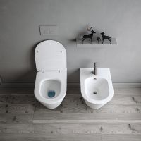 Унитаз Boheme Avva 972-W подвесной Белый глянец без сиденья — фото 3, Унитазы