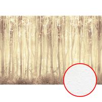 Фреска Ortograf Flora 31032 Фактура бархат FX Флизелин (4*2,7) Бежевый, Деревья/Животные — фото 1, Фрески