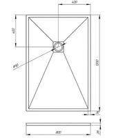 Товар: Душевой поддон из искусственного камня Veconi Tezeo 120x80 TZW21-128-R1 Белый - фото 2 Душевой поддон из искусственного камня Veconi Tezeo 120x80 TZW21-128-R1 Белый — фото 2, Душевые поддоны из искусственного камня