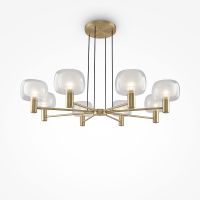 Подвесной светильник Maytoni Modern Vision MOD411PL-08G Прозрачный Золото — фото 8, Подвесные светильники