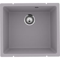 Кухонная мойка Ulgran Quartz Underground 450-04 Платина — фото 1, Кухонные мойки