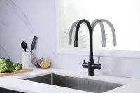 Смеситель для кухни Paulmark Salix Sa213419-418 Черный металлик — фото 6, Смесители