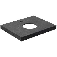 Столешница под раковину Kerama Marazzi Canaletto Роверелла 60 CN60.DL501320R Серая темная матовая — фото 1, Столешницы под раковину