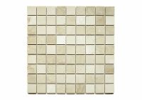 Каменная мозаика Orro Mosaic Stone Botticino Pol. 7 мм 30,5х30,5 см — фото 1, Мозаика