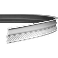 Карниз гибкий Европласт 1.50.127 2000x90x47 мм — фото 1, Карнизы