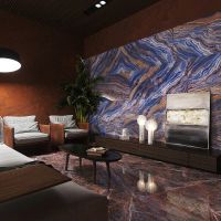 Керамогранит Artcer Exclusive Marble Clinker Blue Poli 960 60х120 см — фото 6, Керамогранит