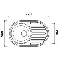 Товар: Кухонная мойка Kaiser KSS-7750L Хром - фото 3 Кухонная мойка Kaiser KSS-7750L Хром — фото 3, Кухонные мойки