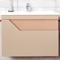 Тумба под раковину Бриклаер Брайтон 80 4627125415838 подвесная Глиняный Серый — фото 1, Тумбы под раковину