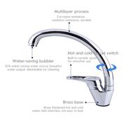 Смеситель для кухни Frap H13 F4113 Хром — фото 4, Смесители для кухни