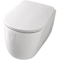 Унитаз Kerasan Nolita 531401 подвесной Белый глянцевый без сиденья — фото 1, Унитазы