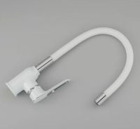 Смеситель для кухни Frap H49 F4049 Белый Хром — фото 2, Смесители для кухни