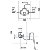 Товар: Смеситель для душа Webert Sax Evolution SE880101015 Хром - фото 2 Смеситель для душа Webert Sax Evolution SE880101015 Хром — фото 2, Смесители