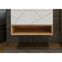 Товар: Ниша для тумбы Бриклаер Кристалл 80 4627125415906 Дуб Бунратти - фото 2 Ниша для тумбы Бриклаер Кристалл 80 4627125415906 Дуб Бунратти — фото 2, Мебель для ванной