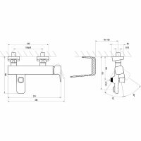 Смеситель для ванны Ravak 10° TD 022.00/150 X070065 Хром — фото 7, Смеситель для ванны