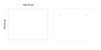 Товар: Зеркало Art&Max AM-Zoe-1000-800-DS-F с подсветкой с сенсорным выключателем - фото 3 Зеркало Art&Max AM-Zoe-1000-800-DS-F с подсветкой с сенсорным выключателем — фото 3, Мебель для ванной