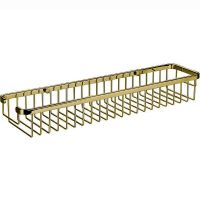 Полка корзина Art&Max AM-G-8963-Br Бронза — фото 1, Полки для ванной и душа