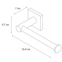 Держатель туалетной бумаги Fixsen Lux Satin Сатин арт-FX-16010A — фото 3, Держатели туалетной бумаги