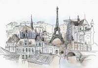 Товар: Фреска Ortograf Париж 3265 Фактура бархат FX Флизелин (2,6*1,8) Белый/Серый, Город арт-3265 (бархат FX) - фото 2 Фреска Ortograf Париж 3265 Фактура бархат FX Флизелин (2,6*1,8) Белый/Серый, Город арт-3265 (бархат FX) — фото 2, Фрески