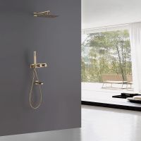 Товар: Душевая система Abber Rund AF8717G Золото матовое - фото 2 Душевая система Abber Rund AF8717G Золото матовое — фото 2, Душевое оборудование. Душевая программа