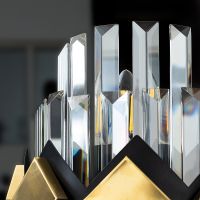 Настенный светильник Artelamp Amelia A1039AP-2BK Прозрачный Золото — фото 2, Светильники