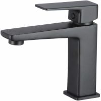 Смеситель для раковины WesnaArt Narcis NAR06-210BL-25100 Черный матовый — фото 1, Смесители для раковины